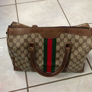 AUTHENTIC GUCCI VINTAGE BOSTON BAG